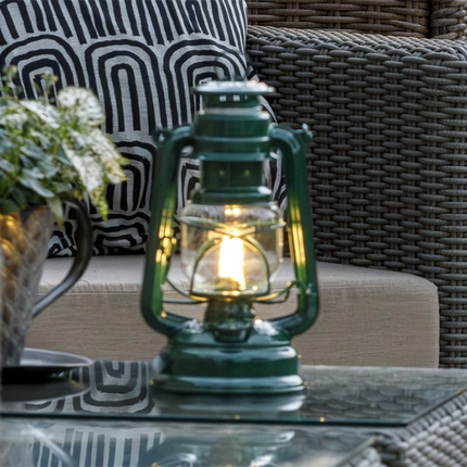 Feuerhand Original Feuerhand Stormlantaarn Mos Groen LED