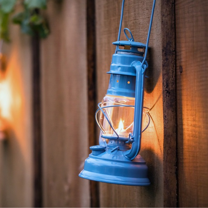 Feuerhand Original Feuerhand Stormlantaarn Pastel Blauw