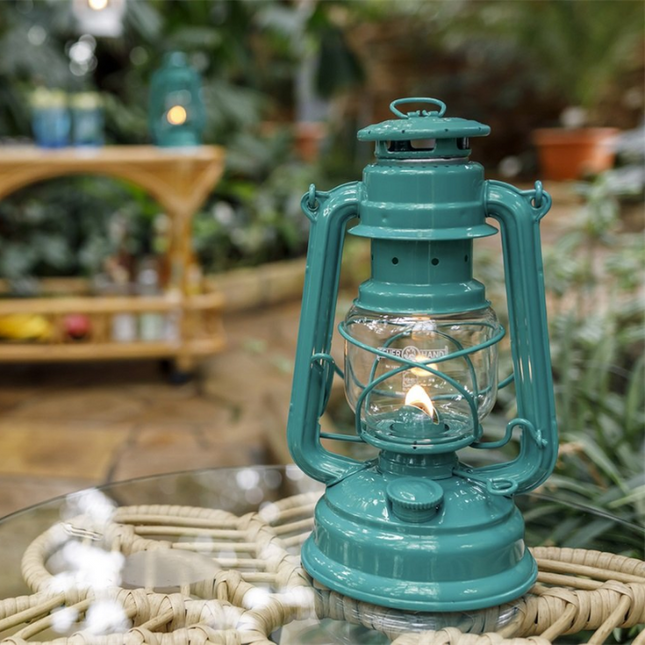 Feuerhand Original Feuerhand Stormlantaarn Teal Blauw