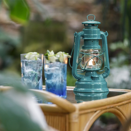 Feuerhand Original Feuerhand Stormlantaarn Teal Blauw