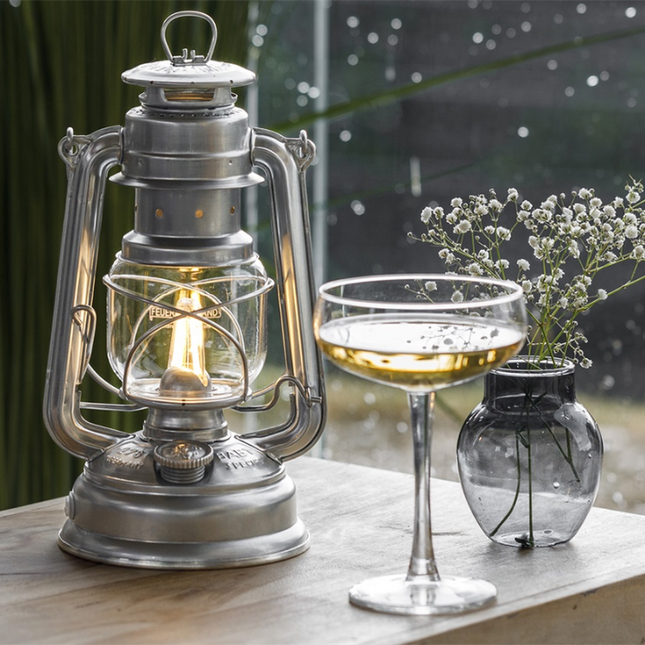 Feuerhand Original Feuerhand Stormlantaarn Zink LED