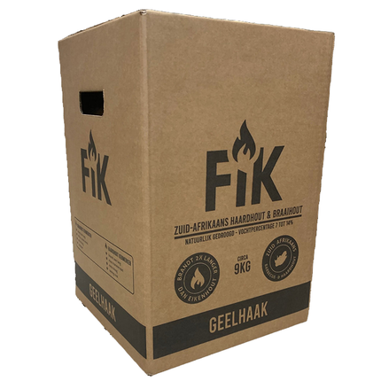 Fik Fik Zuid-Afrikaans Braaihout Geelhaak 9 kg