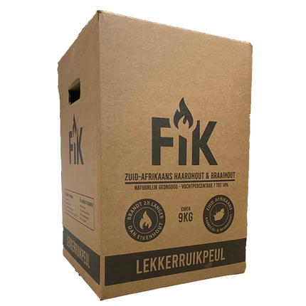 Fik Fik Zuid-Afrikaans Braaihout Lekkerruikpeul circa 9 kg