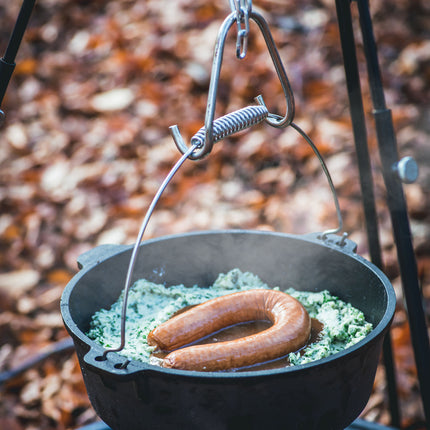 Der Windmill Dutch Oven Haken aus Edelstahl