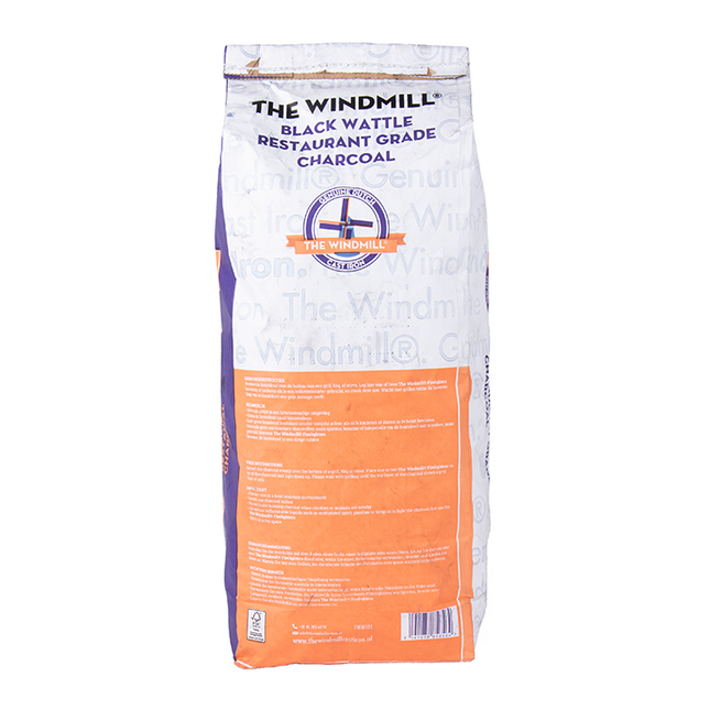 The Windmill Restaurant Grade South African Black Wattle Charcoal 6 kg