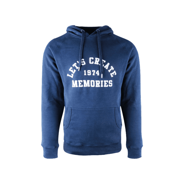 Big Green Egg Hoodie Let's Create Blauw