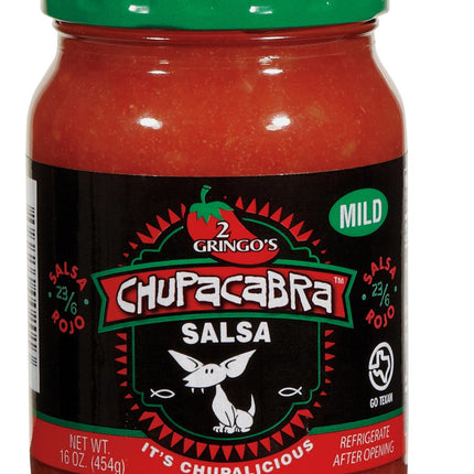 2 Gringos Chupacabra Salsa Mild 16 oz