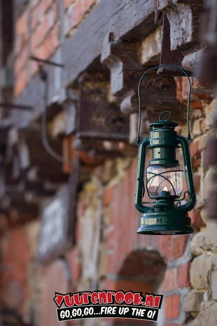 Original Feuerhand Storm Lantern Green