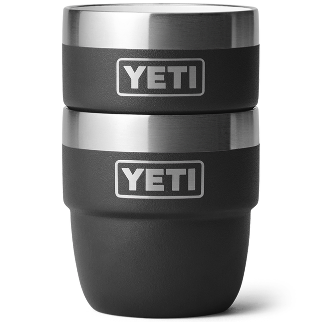 YETI Rambler Espressotassen Schwarz 2 Stück 4 oz