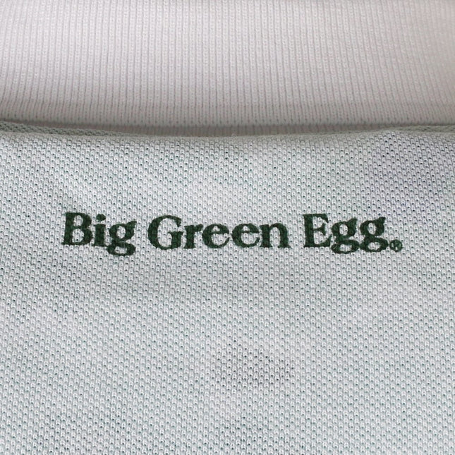 Big Green Egg Golf Poloshirt Wit Inside Out