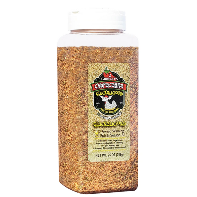 2 Gringos Chupacabra 'Cluckalicious' Chicken Rub 25 oz