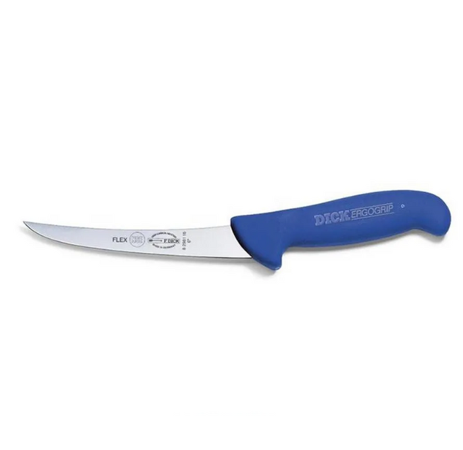 F-Dick Ergogrip Boning Knife Curved Blade SEMI-FLEX 13cm