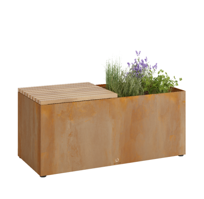 OFYR Herb Garden Bench Corten