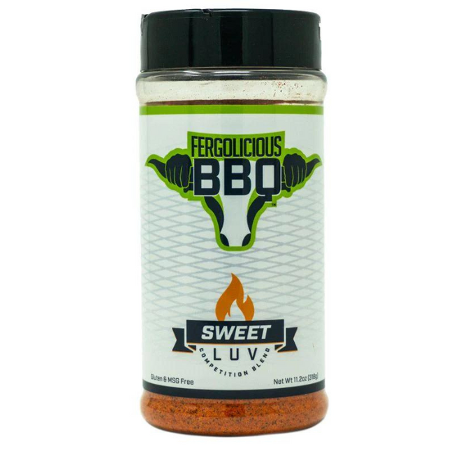 NEW! Fergolicious BBQ Sweet SPG Luv Rub 11.2oz