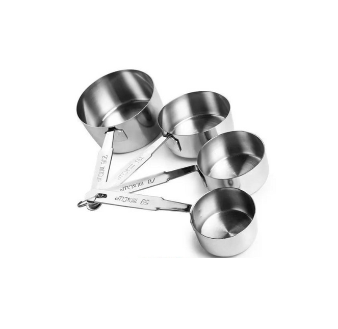 Stainless Steel Measuring Cups (Cup Size)