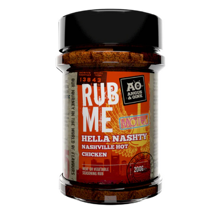 Angus&amp;Oink (Rub Me) Hella Nashty Nashville Hot Chicken Seasoning 200 grams