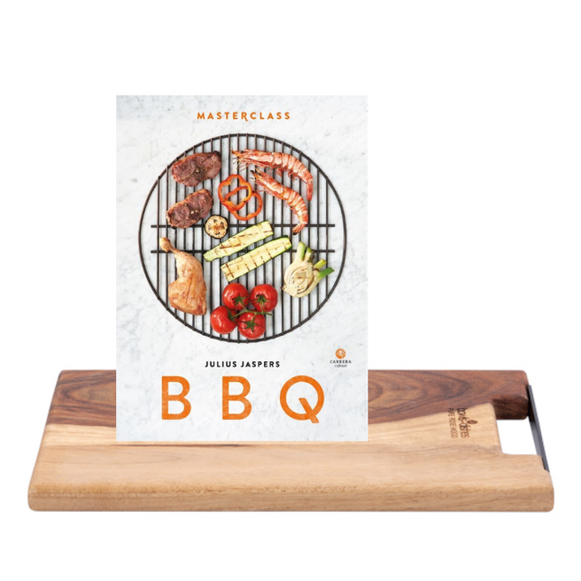 Pure Rose Wood Serveerplank + Masterclass BBQ