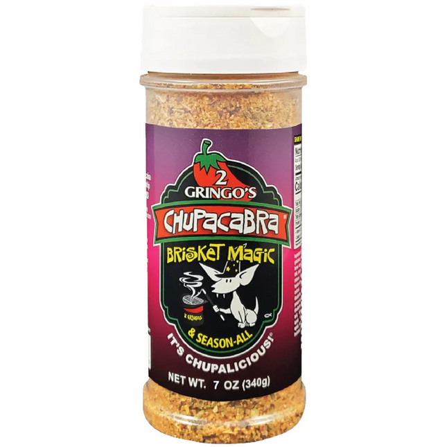 2 Gringos Chupacabra 'Brisket Magic & Season-All' BBQ Rub 7 oz