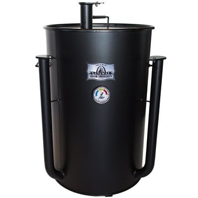 Blues Hog Edition Gateway Drum Smoker – 55 Gallonen, flach, schwarz, ohne Platte