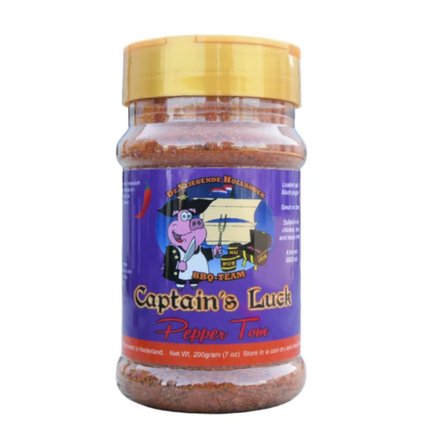 Captain's Luck Pepper Tom BBQ Rub 453 gram