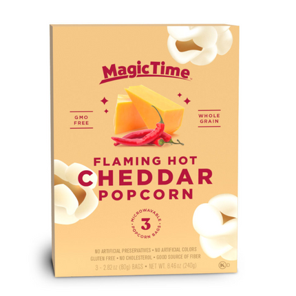 MagicTime Flamin Hot Cheddar Popcorn 240 gram