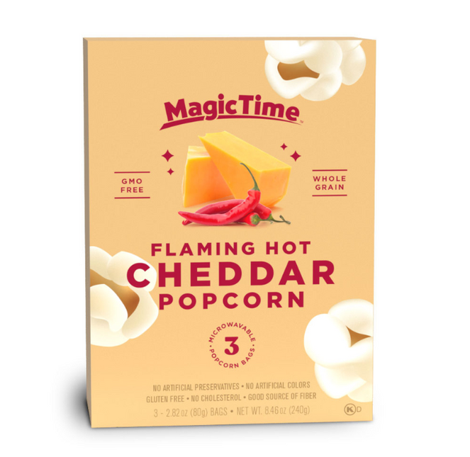 MagicTime Flamin Hot Cheddar Popcorn 240 Gramm