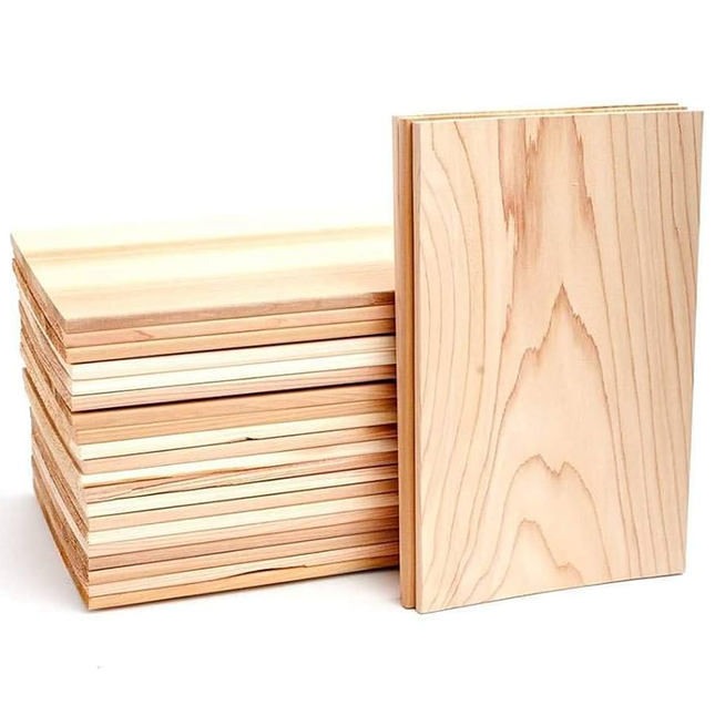 Cedar Rookplank 30 x 14 cm