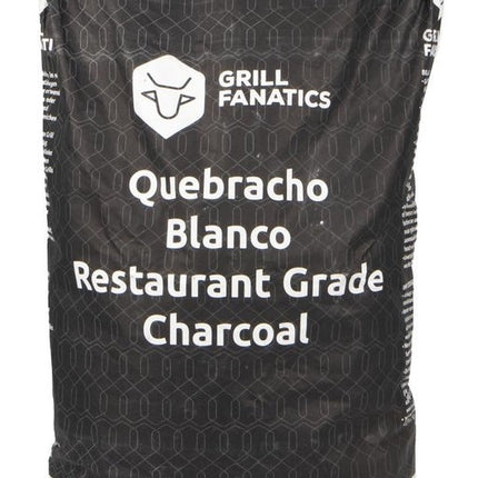 Grill Fanatics White Quebracho Restaurant Grade Lump Charcoal 10 kg