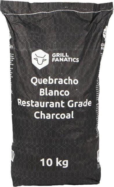 Grill Fanatics Weiße Quebracho-Holzkohle in Restaurantqualität, 10 kg