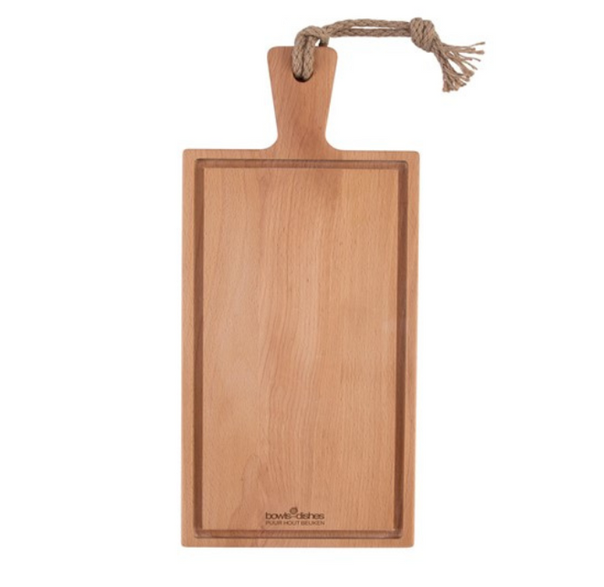 Pure Wood Beech Steak Board 40 x 23 x 1.5 cm