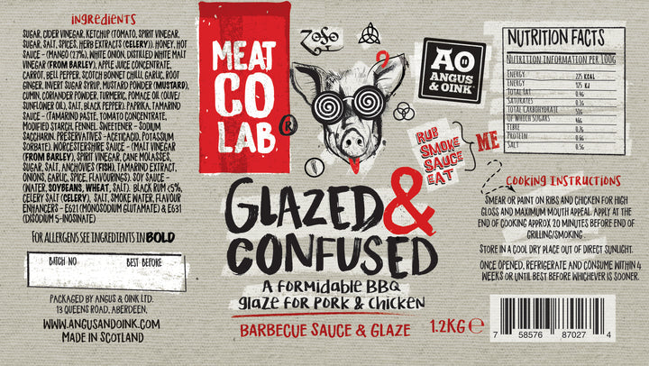Angus&Oink (Meat Co Lab) Glazed & Confused- BBQ Sauce & Glaze 300 ml