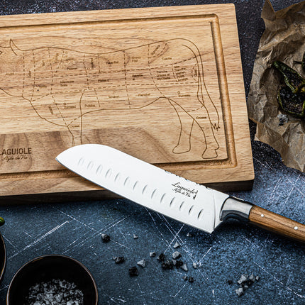 Laguiole Santoku Including Cutting Board