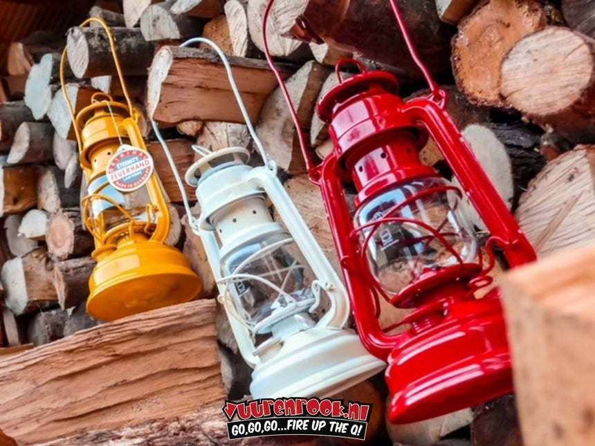 Original Feuerhand Storm Lantern Signal Red