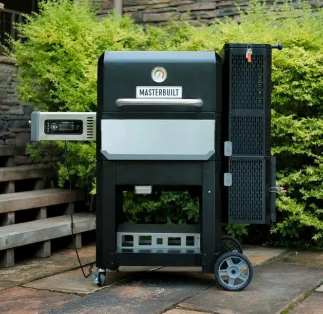 Masterbuilt Gravity Series™ 800 Digitaler Holzkohlegrill + Grill + Räucherofen