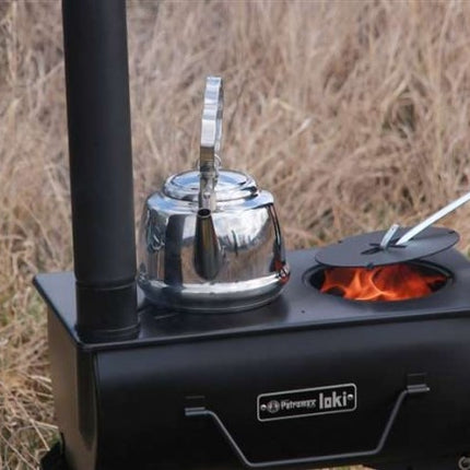 Petromax Loki camping stove and tent oven