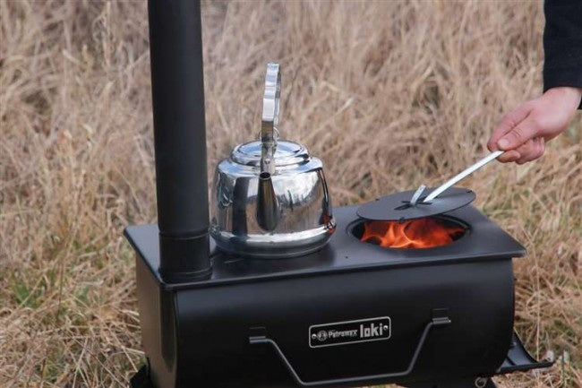 Petromax Loki camping stove and tent oven