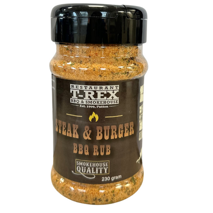 T-Rex Steak &amp; Burger BBQ Rub 230 Gramm