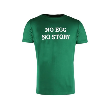 Big Green Egg T-Shirt No Egg No Story Green