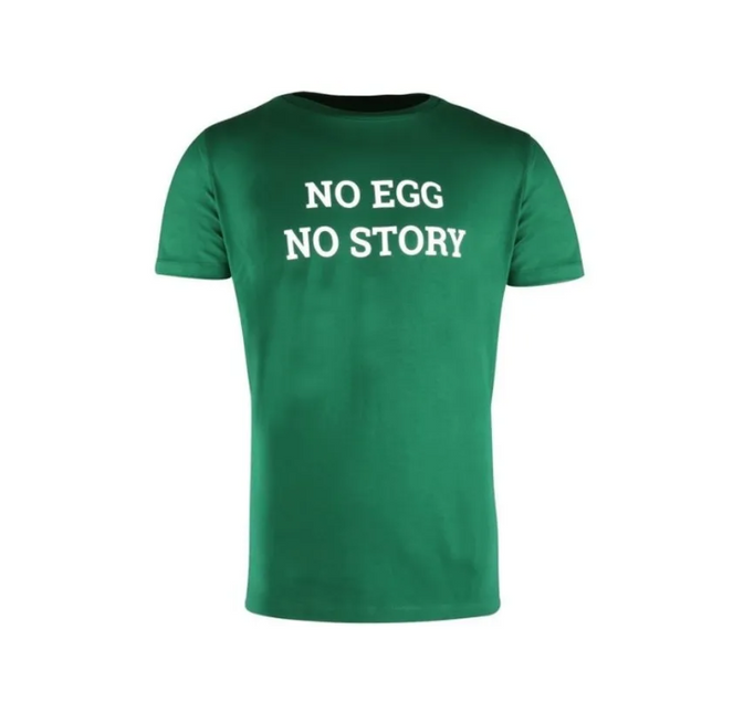 Big Green Egg T-Shirt No Egg No Story Green