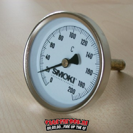 Smoki Thermometer RVS 0-200℃ 60mm