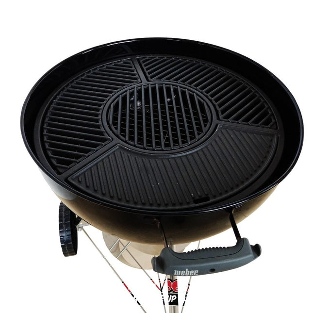 Gietijzeren Grill Combinatie Set voor 57 cm Kogel BBQ's