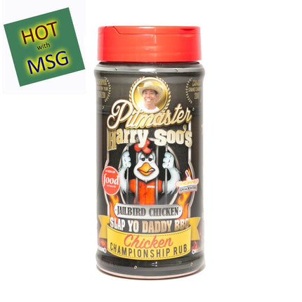 Slap Yo Daddy Jailbird Hot + MSG Chicken Rub 12 oz