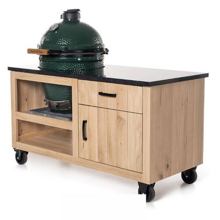 Oak Table Compact Big Green Egg Medium &amp; Large