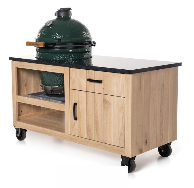 Eichenholztisch Compact Big Green Egg Medium &amp; Large