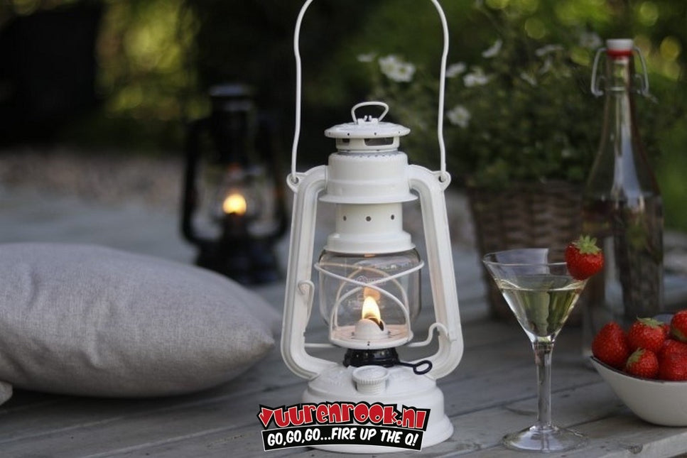 Original Feuerhand Storm Lantern White