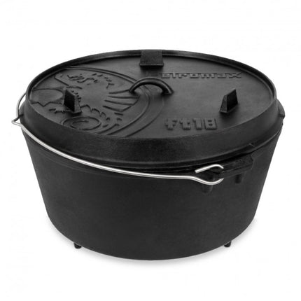 Petromax 18Quarts / 16.1 Liter Dutch Oven with 3 Legs