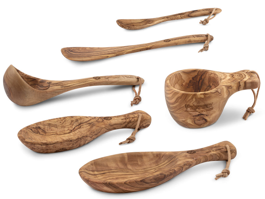 Petromax Flat Bowl Olive Wood 23 cm