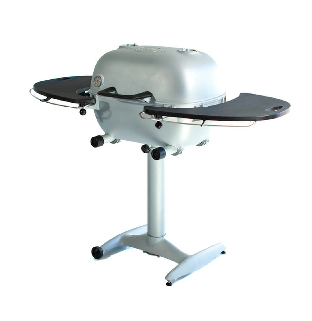 PK360 Grill &amp; Smoker Silber mit PVC-Beistelltischen