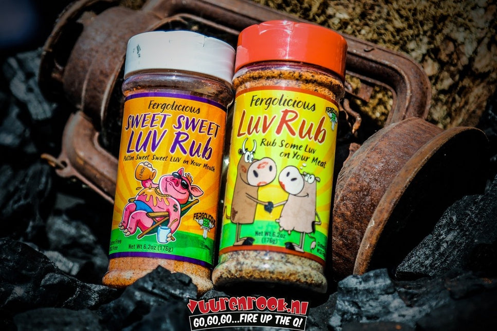 NEW! Fergolicious BBQ Sweet SPG Luv Rub 11.2oz