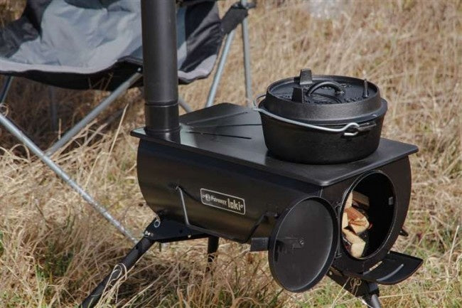 Petromax Loki camping stove and tent oven